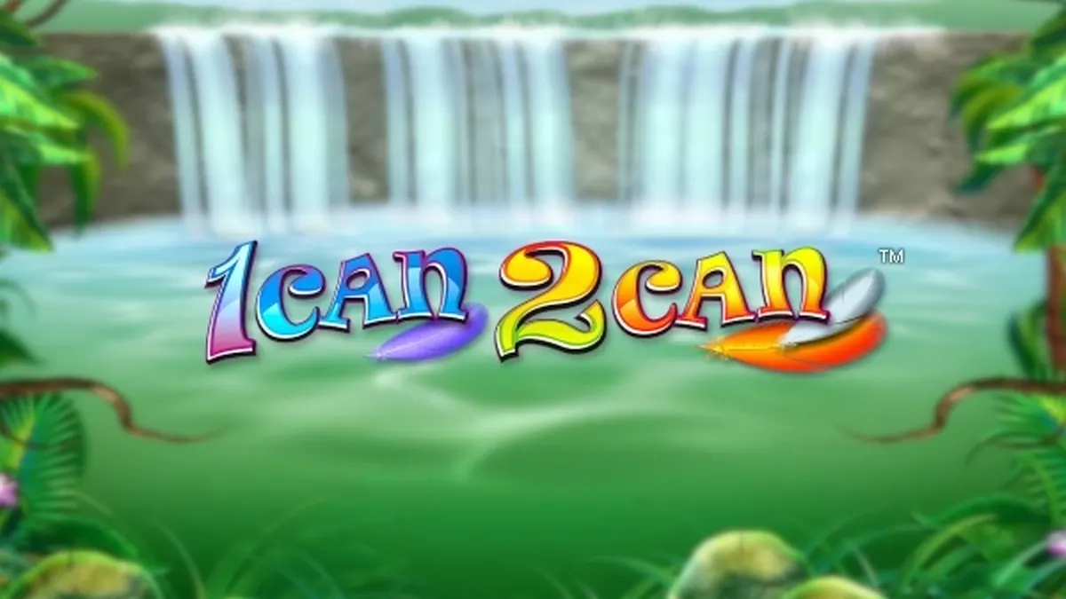 Tampilan visual slot 1 Can 2 Can dengan tema hutan tropis